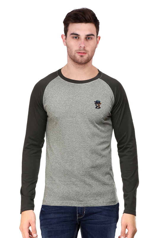 Fuzz Aldrin Raglan full sleeve - Pocket Graphics