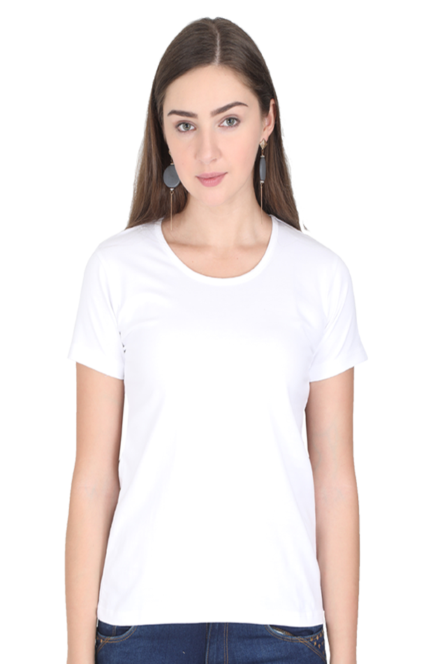 Female Round Neck Half Sleeve Classic- Plain