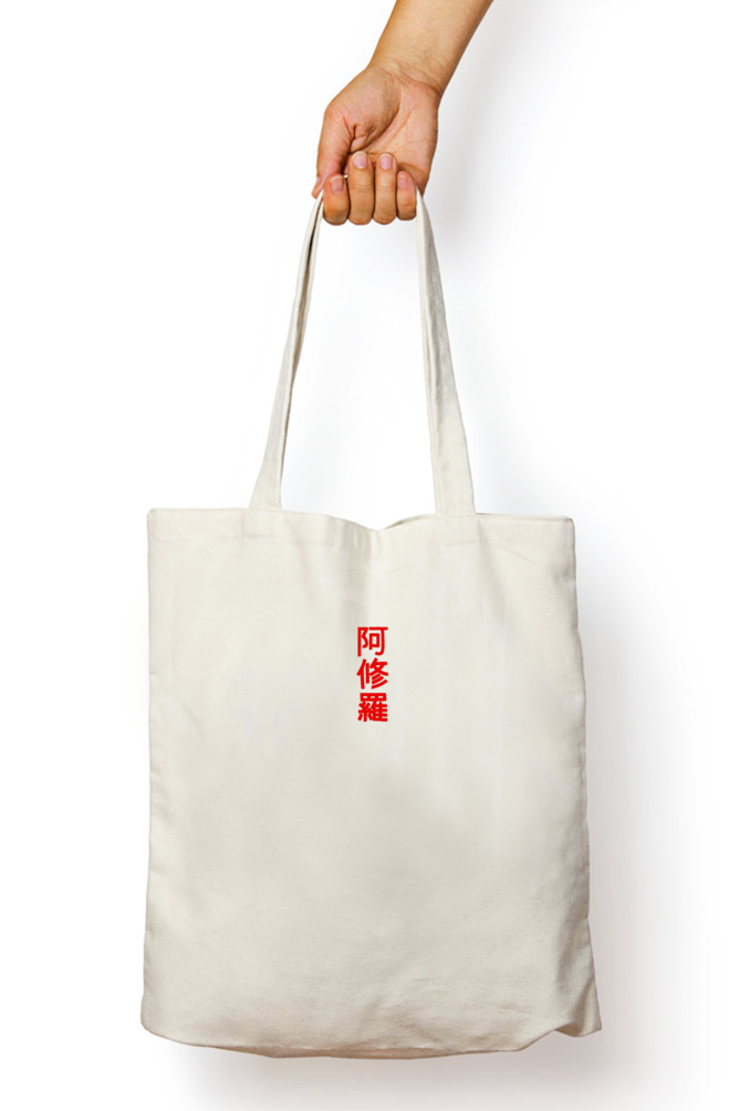 Asura Embroidery Tote Bag Zipper