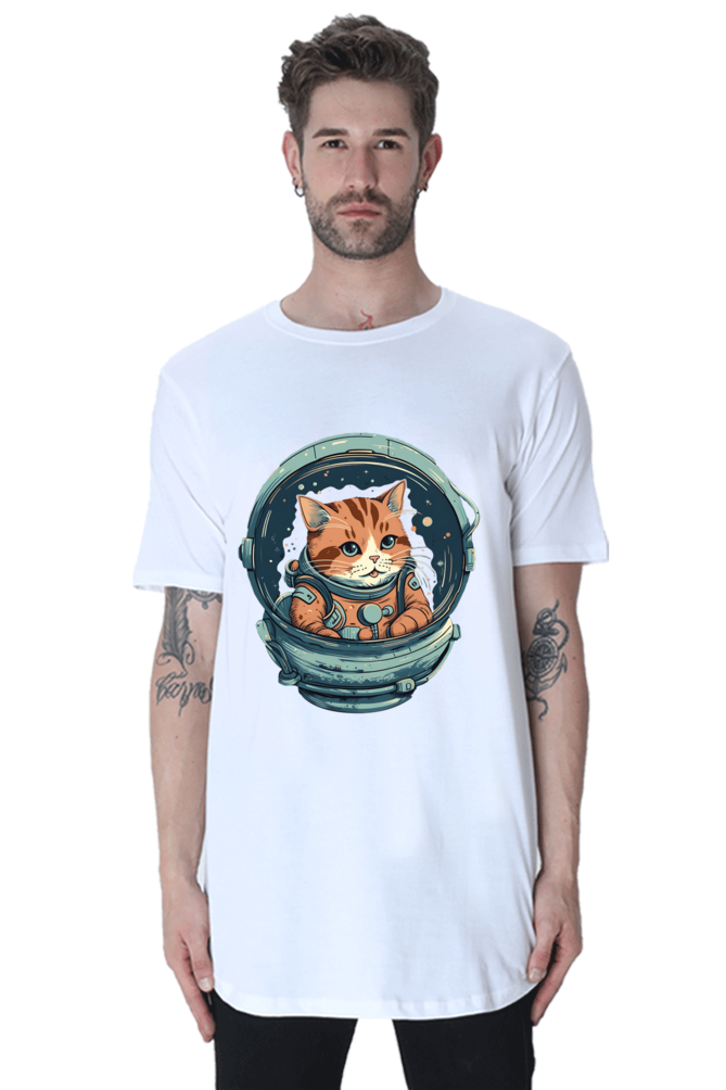 Apawllo Longline Curved T-Shirt - Shirt Graphic