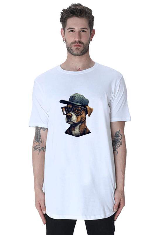 Fuzz Aldrin Longline curve T-Shirt - Shirt Graphics