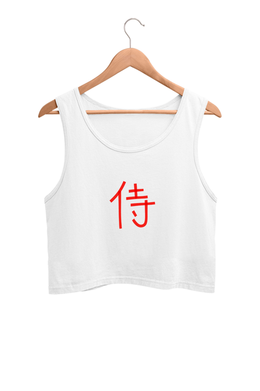 Geko Female Crop Tank - Kanji