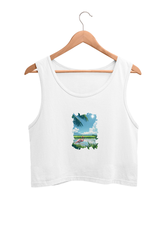 Flamin-stay Crop Tank