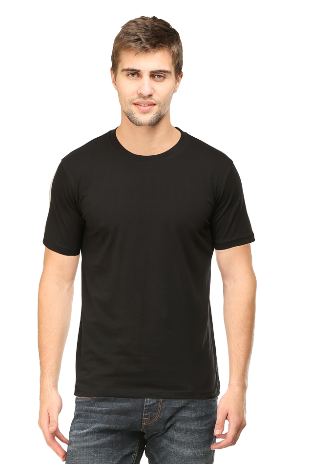 Male Round Neck Half Sleeve Classic- Plain