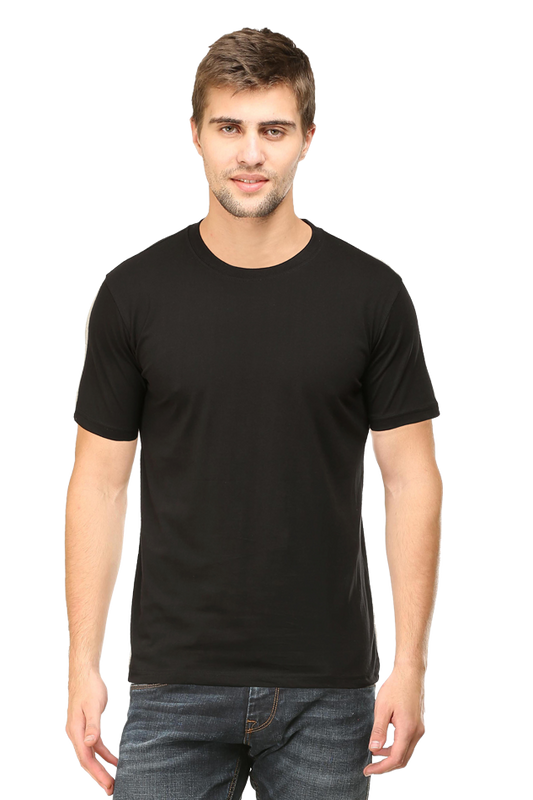 Male Round Neck Half Sleeve Classic- Plain