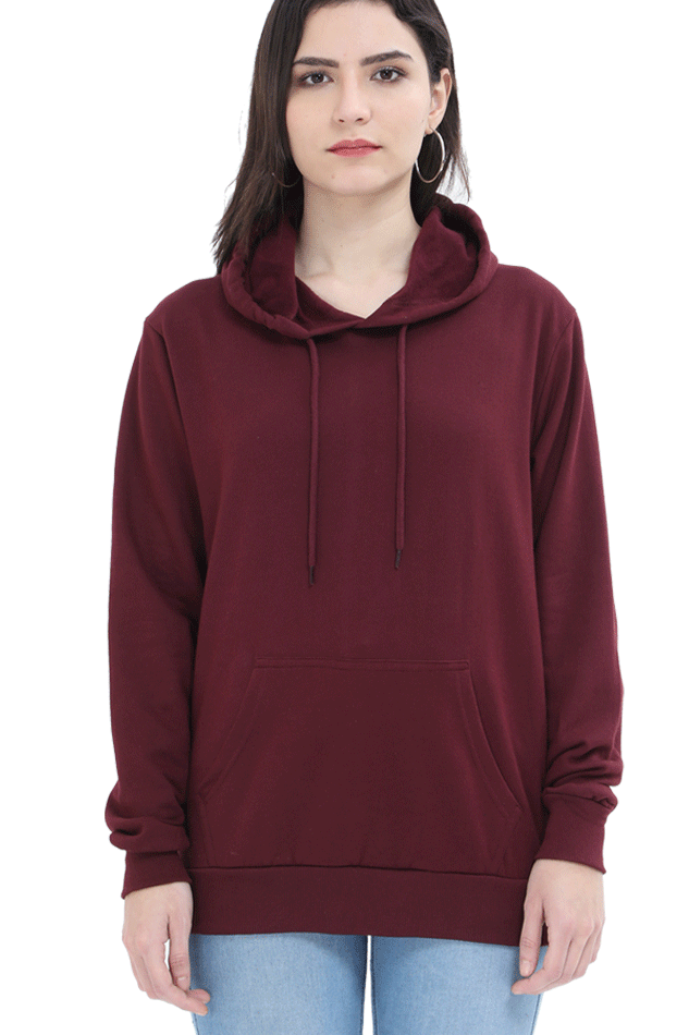 Unisex Hooded SweatShirt- Plain