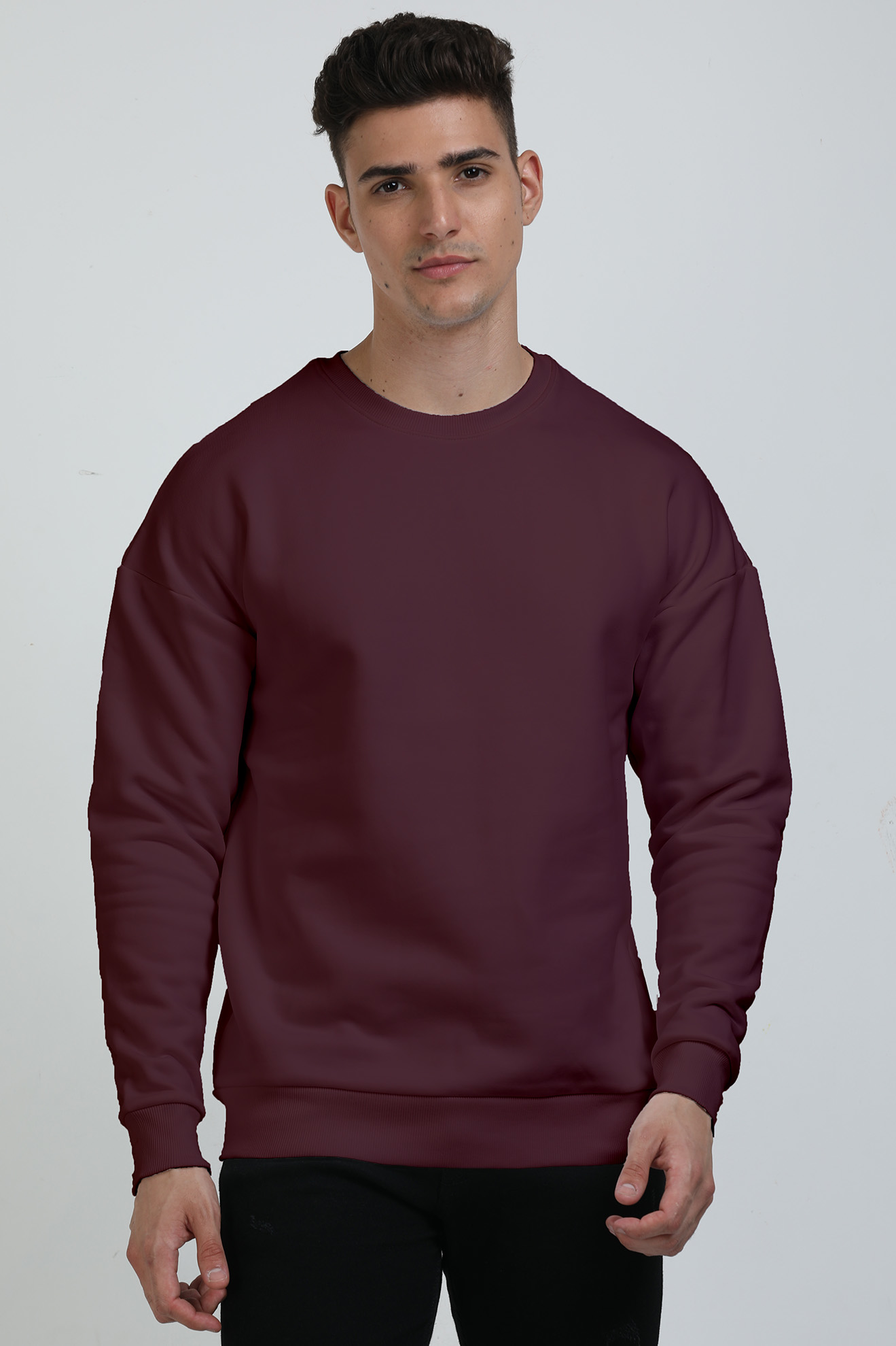 Unisex Oversized Sweatshirts- Plain