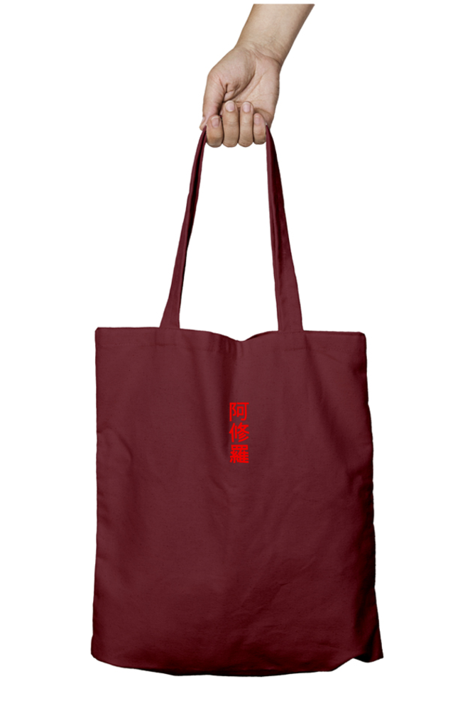 Asura Embroidery Tote Bag Zipper