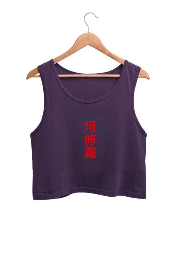 Asura Female Crop Tank Kanji