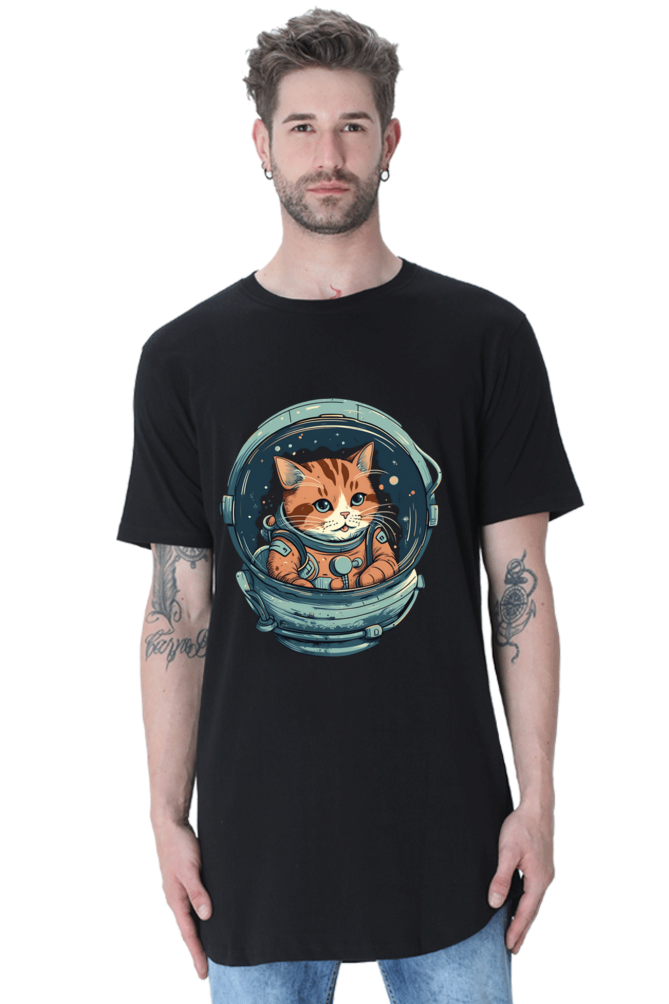 Apawllo Longline Curved T-Shirt - Shirt Graphic