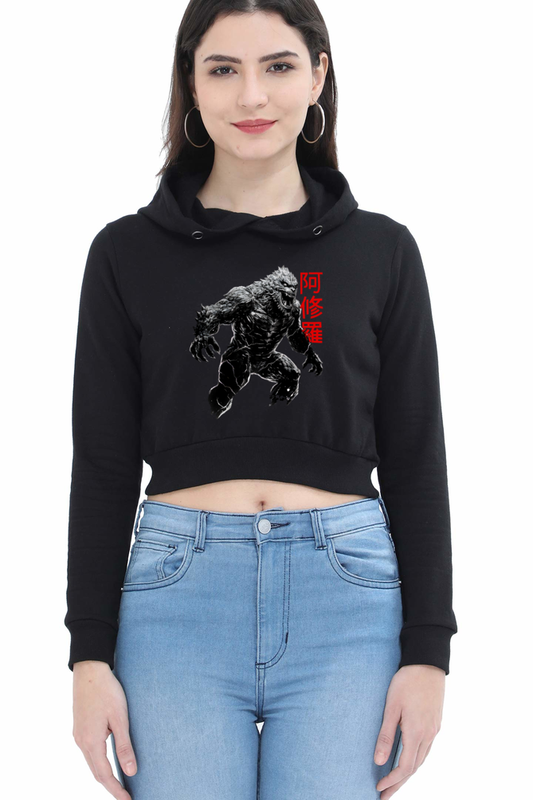 Asura Female Crop Hoodie