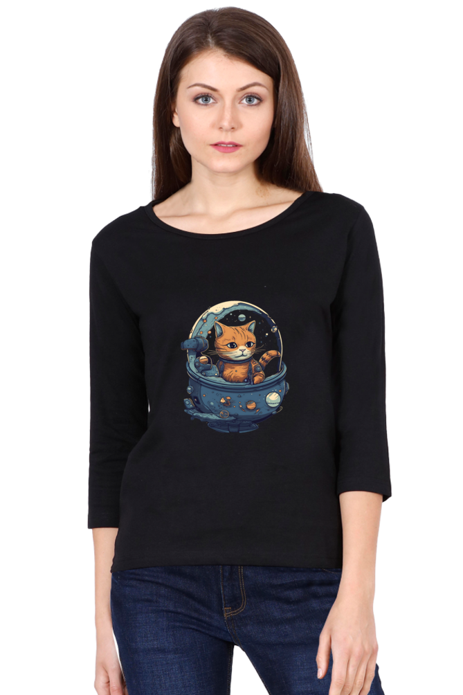 Issac Mew-Ton Female Round Neck Full Sleeve - Shirt Graphics