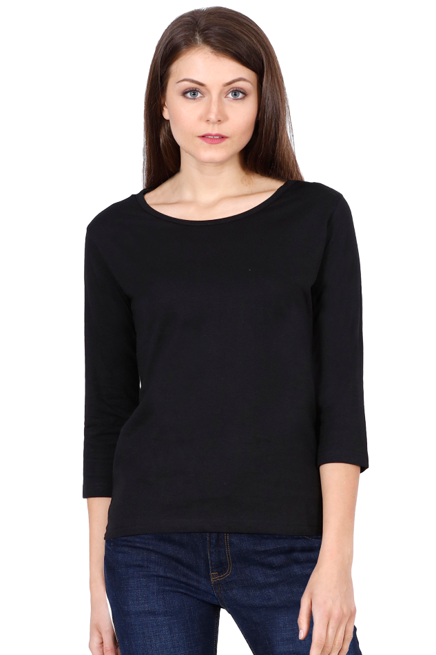 Female Round Neck Full Sleeve- Plain