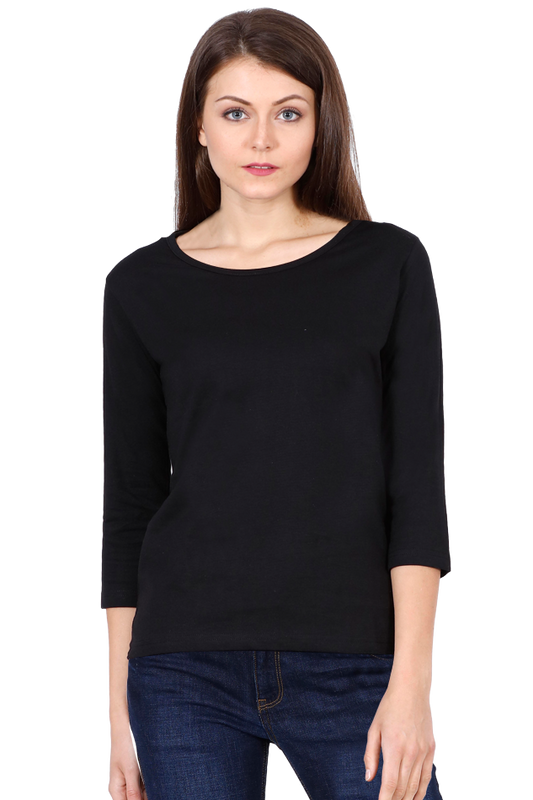 Female Round Neck Full Sleeve- Plain