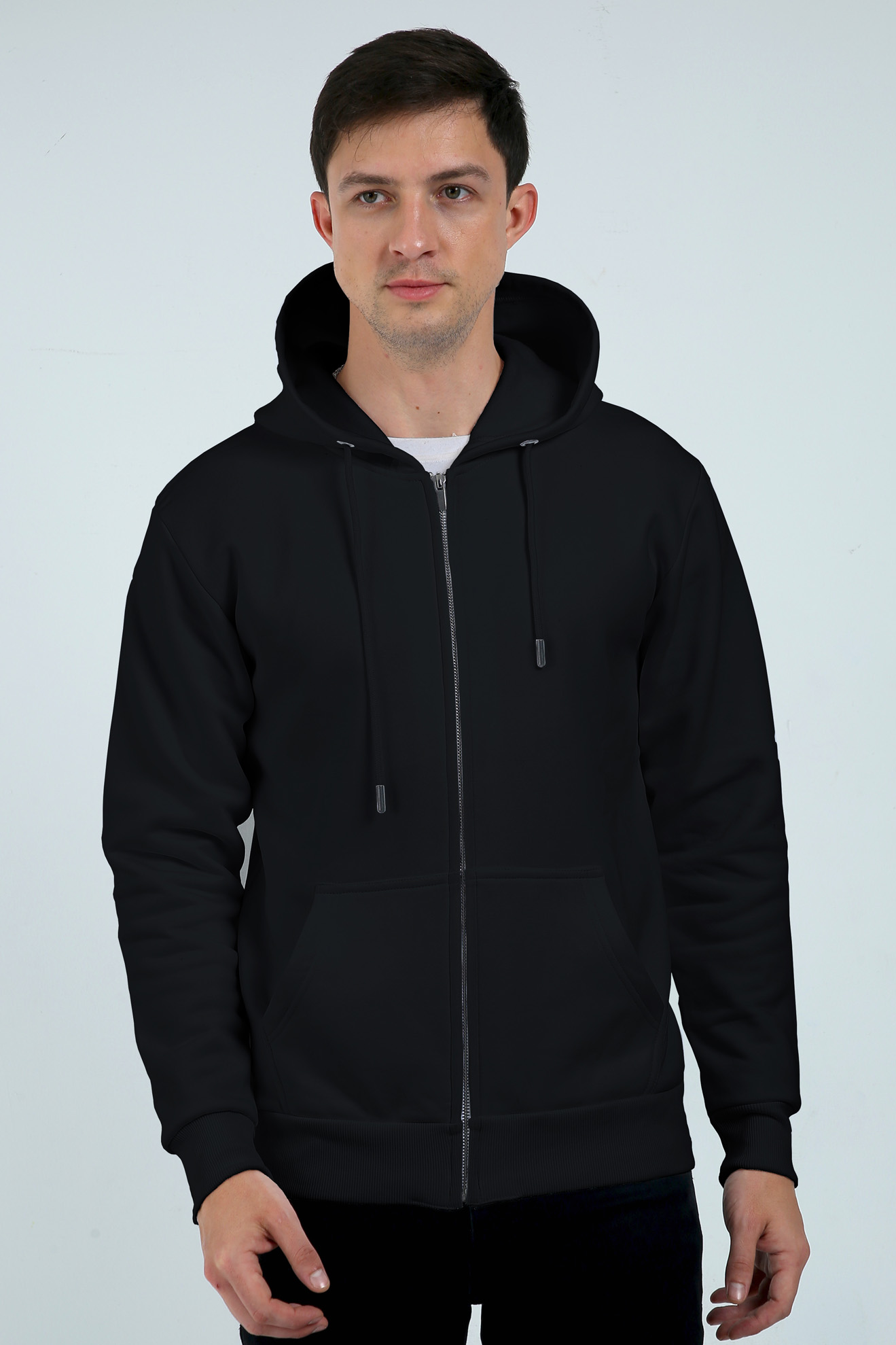 Unisex Heavyweight Zip Hoodie- Plain