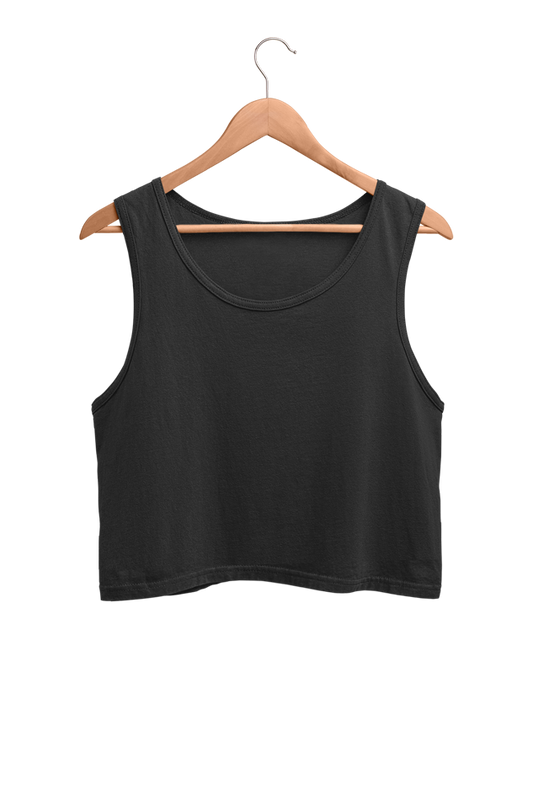 Female Crop Tank- Plain