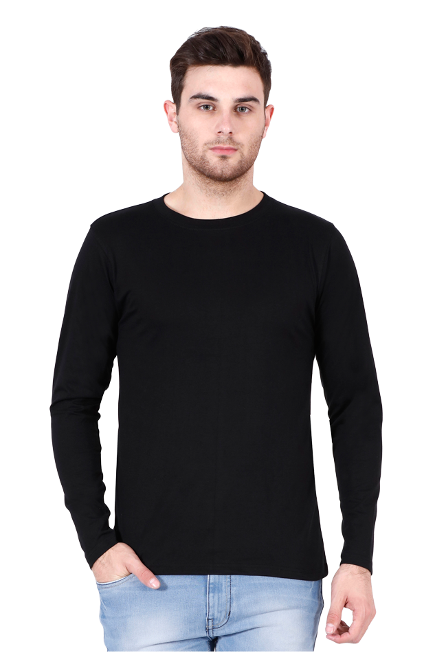 Male Round Neck Full Sleeve- Plain