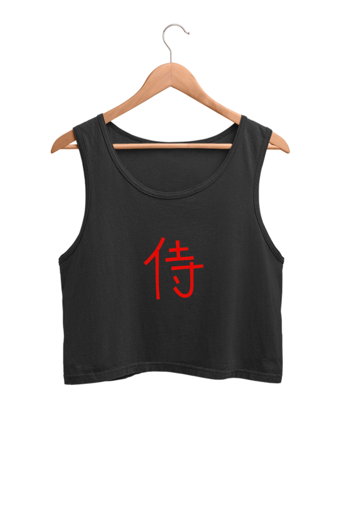 Geko Female Crop Tank - Kanji