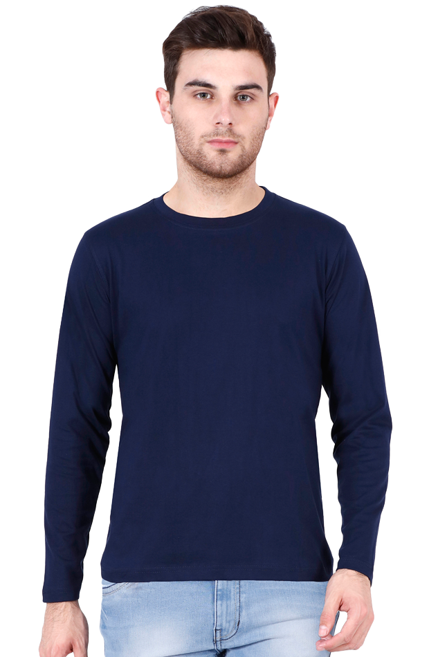 Male Round Neck Full Sleeve- Plain