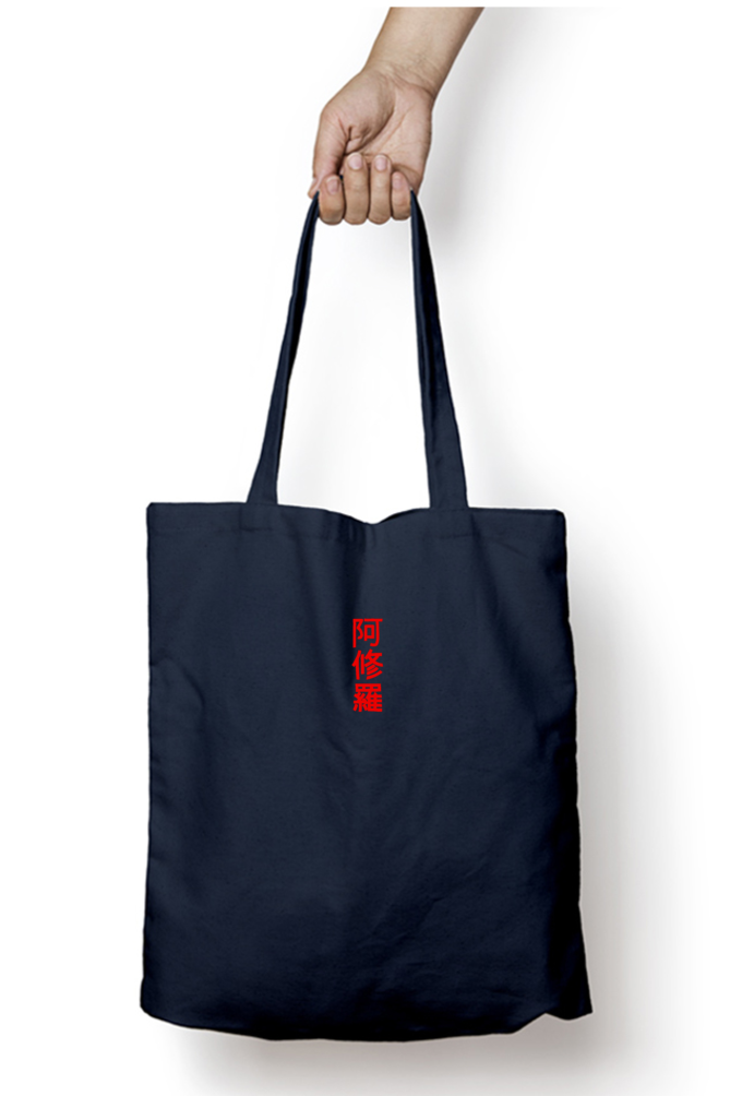 Asura Embroidery Tote Bag Zipper