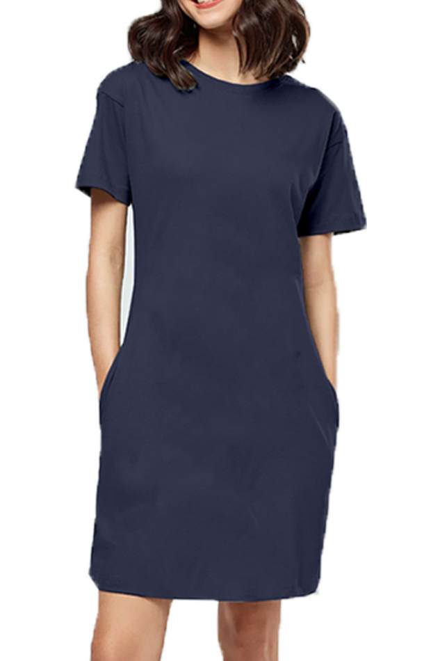 Female T-Shirt Dress- Plain