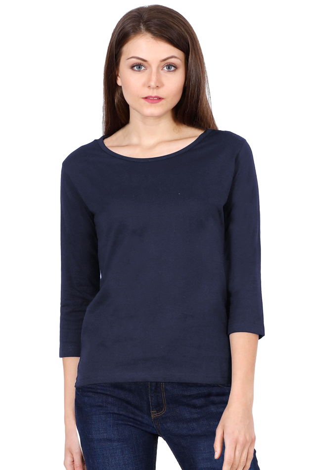 Female Round Neck Full Sleeve- Plain