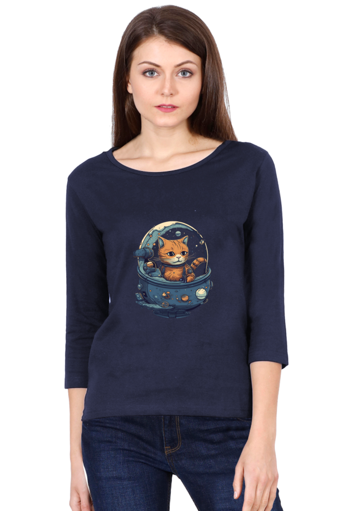 Issac Mew-Ton Female Round Neck Full Sleeve - Shirt Graphics