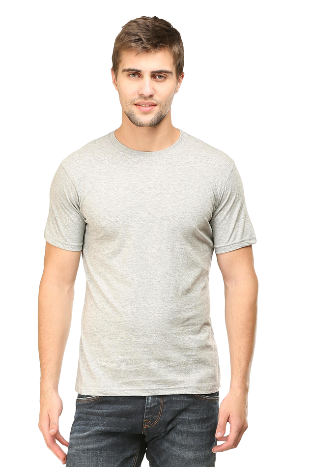 Male Round Neck Half Sleeve Classic- Plain