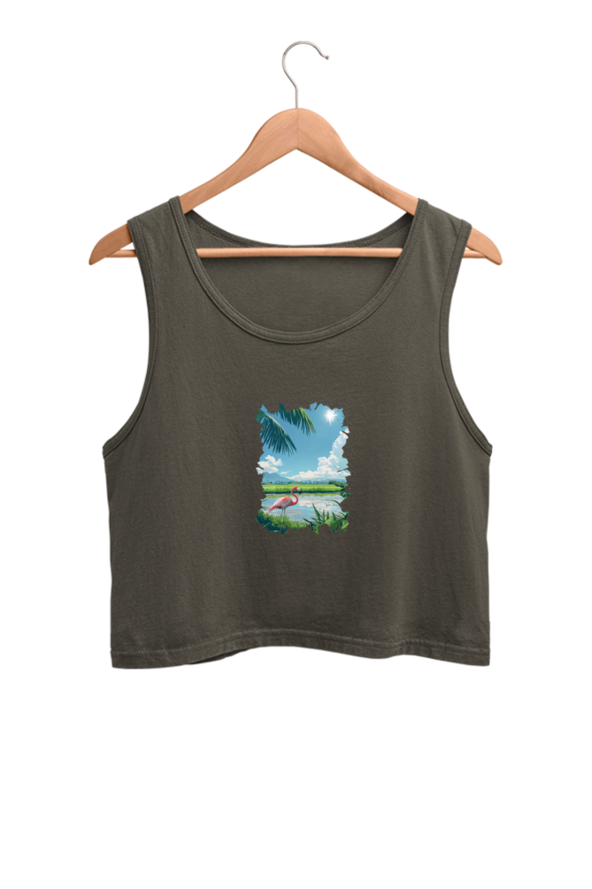 Flamin-stay Crop Tank