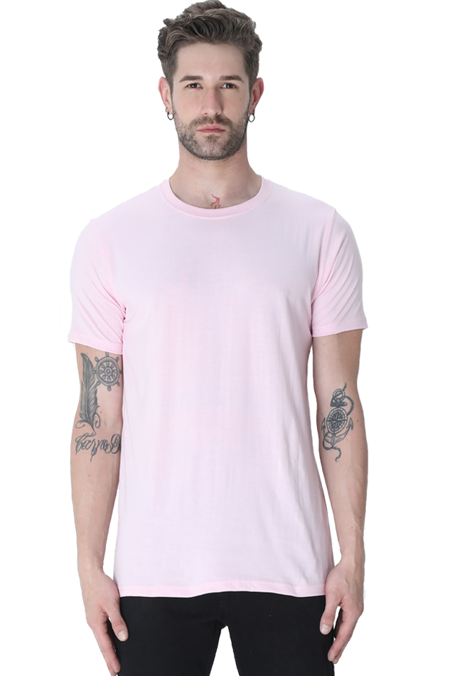 Male Round Neck Half Sleeve Classic- Plain