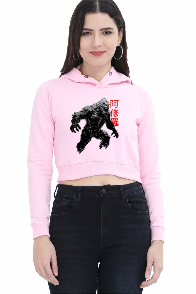 Asura Female Crop Hoodie