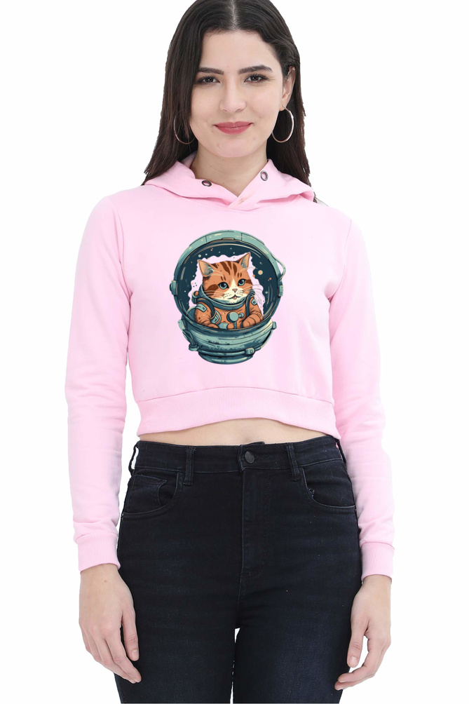 Apawllo Female Crop Hoodie - Shirt Graphic