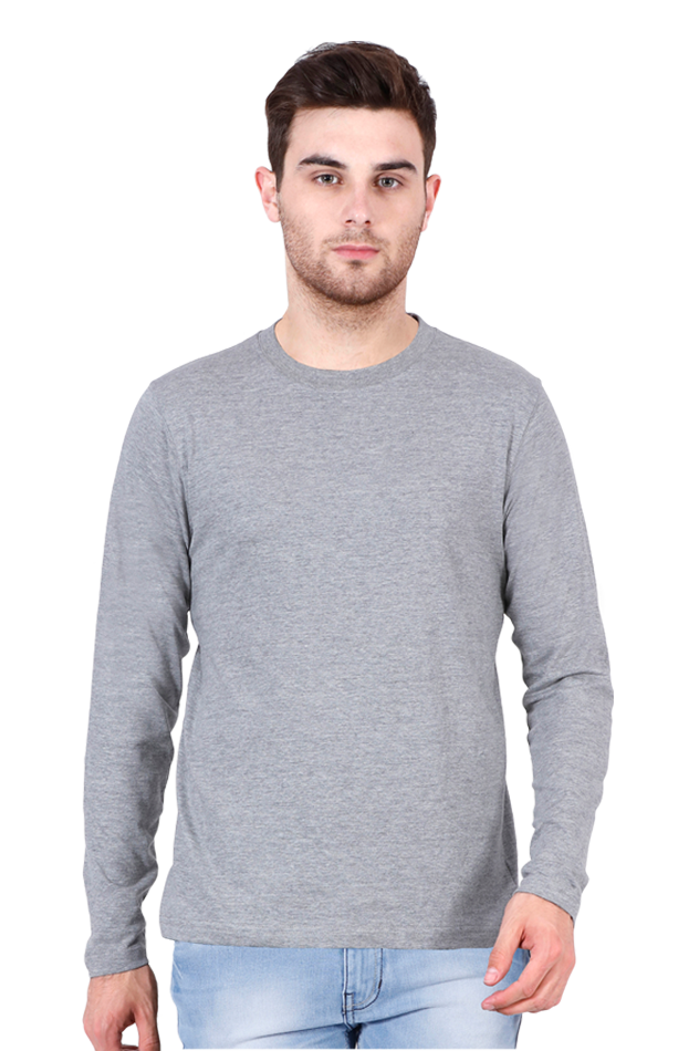 Male Round Neck Full Sleeve- Plain