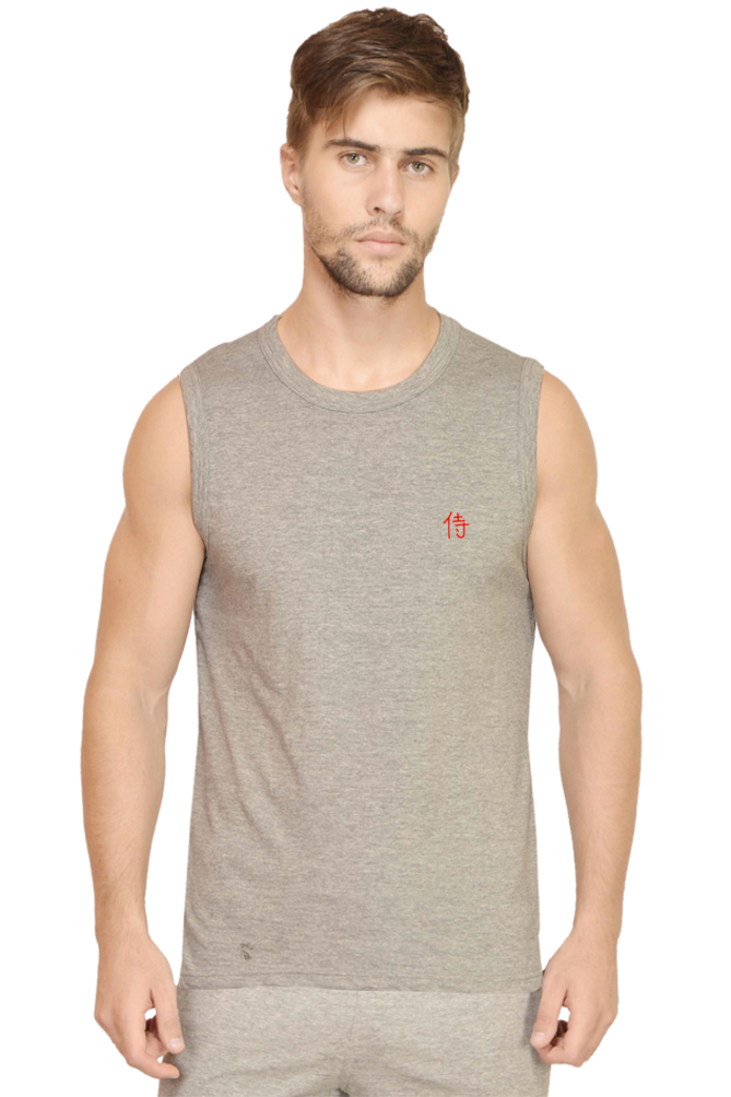 Geko Male Round Neck Sleeveless Front & Back