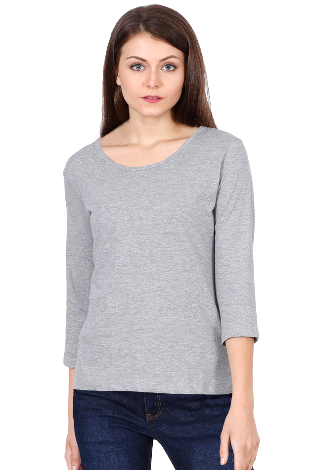 Female Round Neck Full Sleeve- Plain