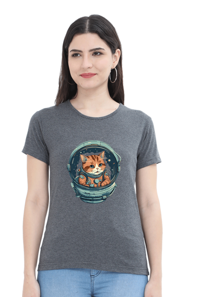 Apawllo Female Round Neck Half Sleeve Classic - Shirt Graphic