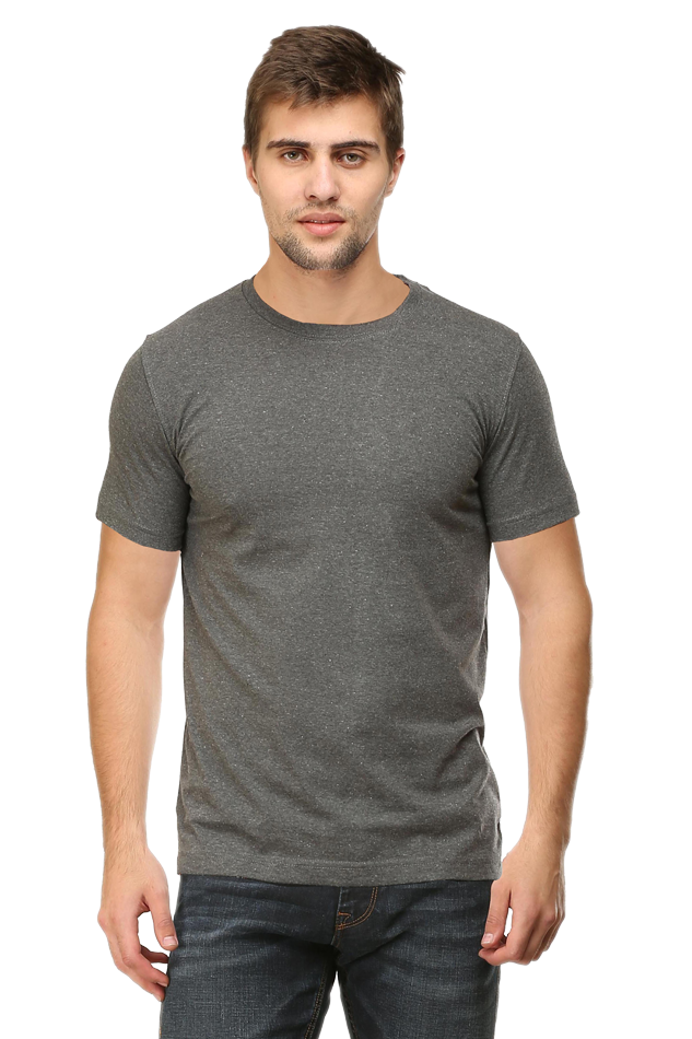 Male Round Neck Half Sleeve Classic- Plain