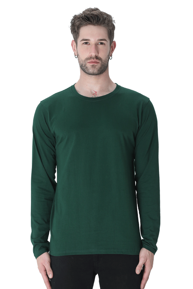 Male Round Neck Full Sleeve- Plain