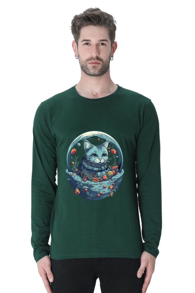 Purrito Round Neck Full Sleeve - Shirt Graphic