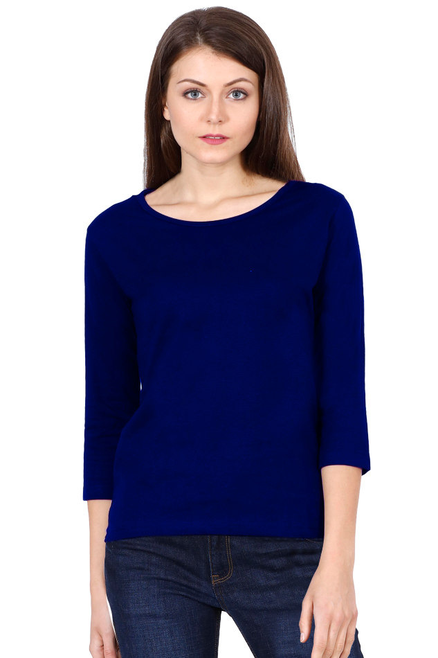 Female Round Neck Full Sleeve- Plain