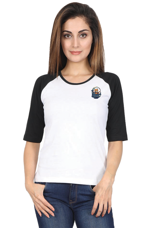 Issac Mew-Ton Female Raglan Full Sleeve - Pocket Graphics