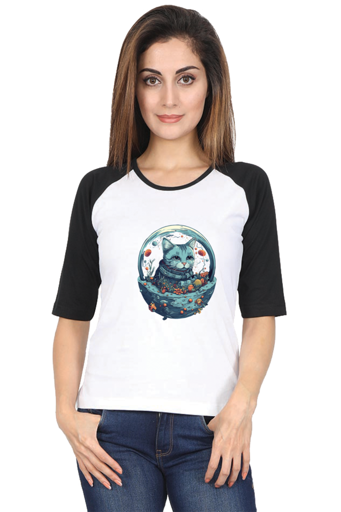 Purrito Female Raglan Full Sleeve - Shirt Graphic