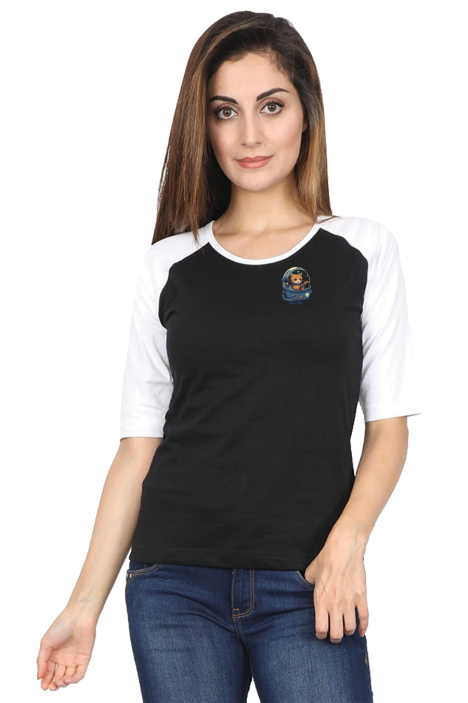 Issac Mew-Ton Female Raglan Full Sleeve - Pocket Graphics