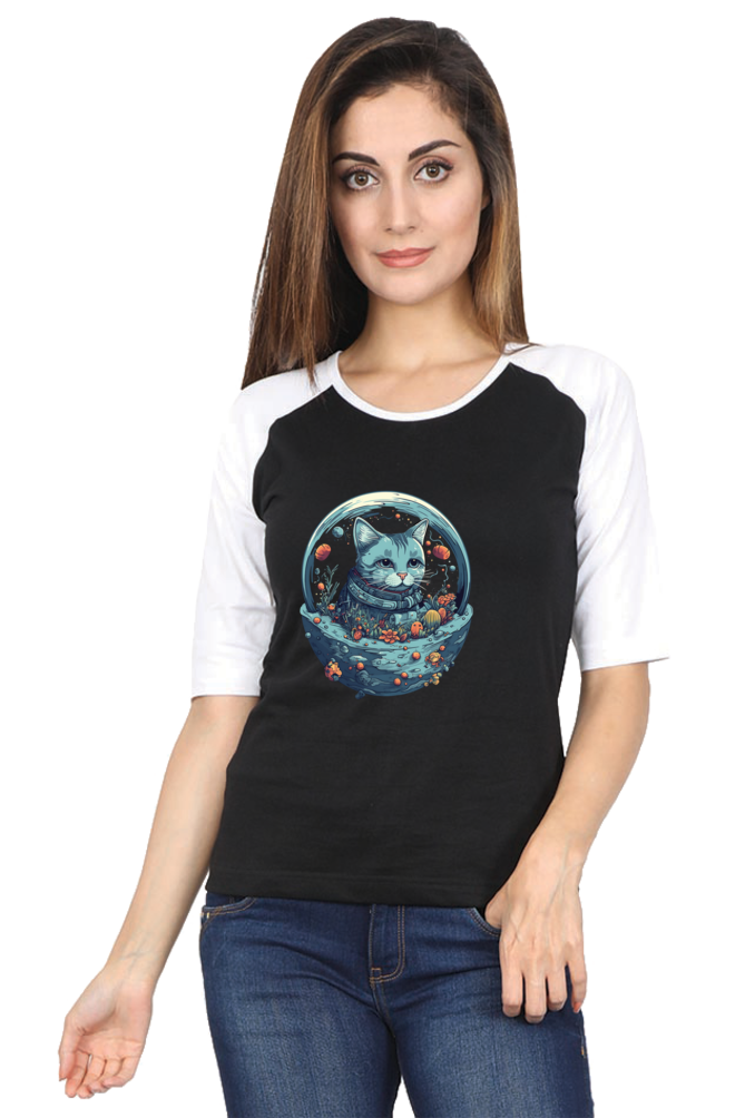 Purrito Female Raglan Full Sleeve - Shirt Graphic