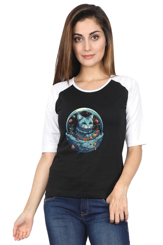 Purrito Female Raglan Full Sleeve - Shirt Graphic