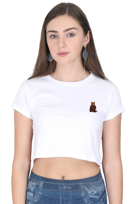 Domo Ari-kato Female Crop Top - Pocket Graphics