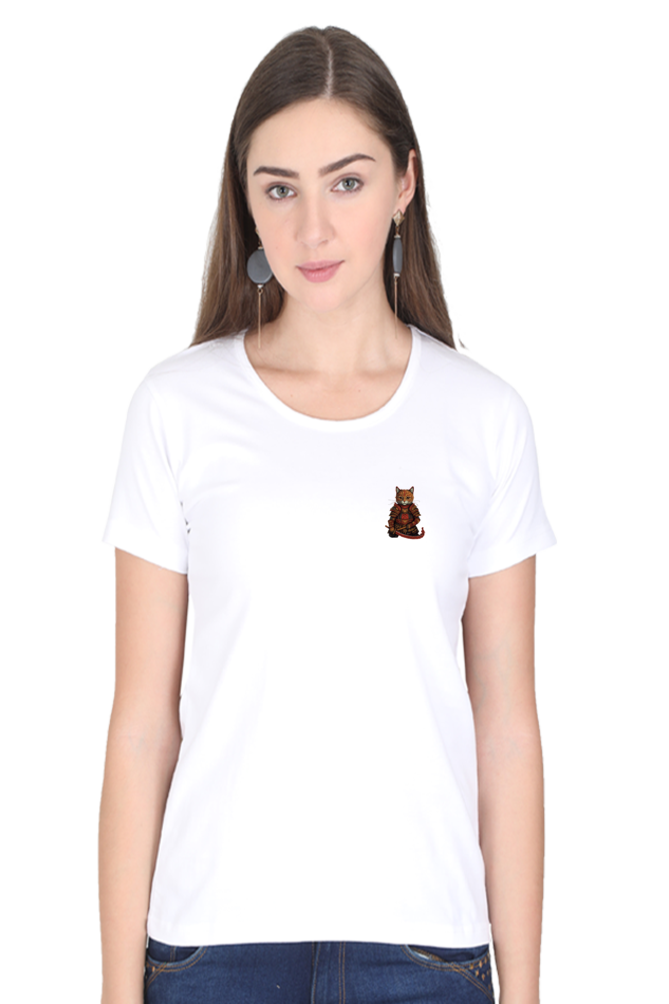 Domo Ari-kato Female Round Neck Half Sleeve Classic - Pocket Graphics