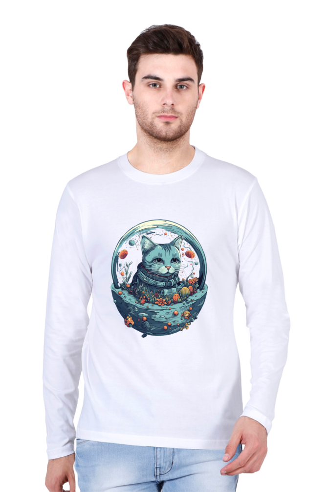 Purrito Round Neck Full Sleeve - Shirt Graphic