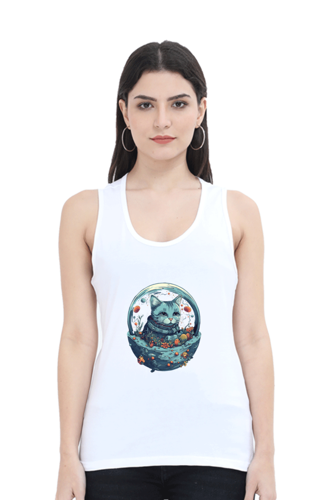 Purrito Female Tank Top - Shirt Graphic