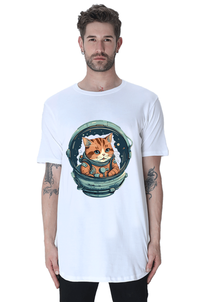 Apawllo Longline Curved T-Shirt - Shirt Graphic